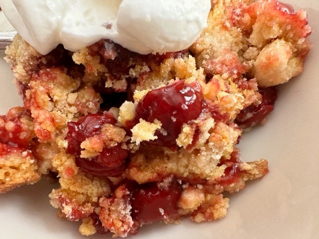 Cherry Chocolate Dump Cake Recipe - Dinner, then Dessert