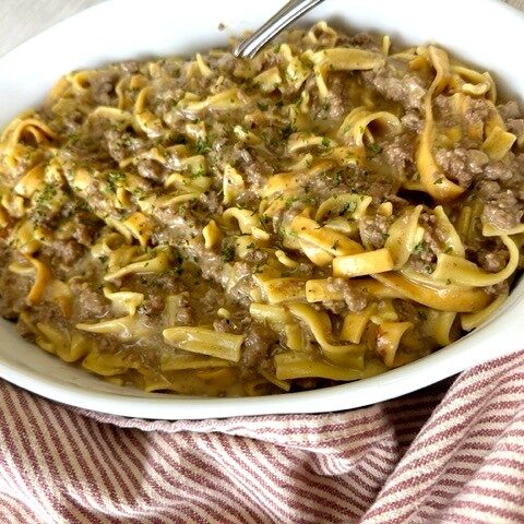 Ground Beef Stroganoff