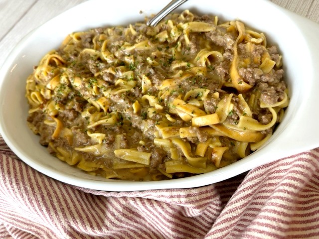 Ground Beef Stroganoff