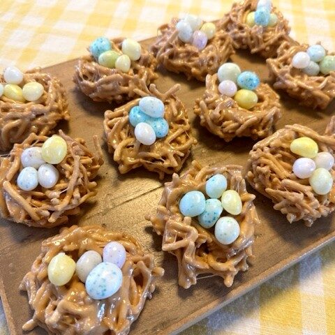 Adorable Bird Nest Cookies