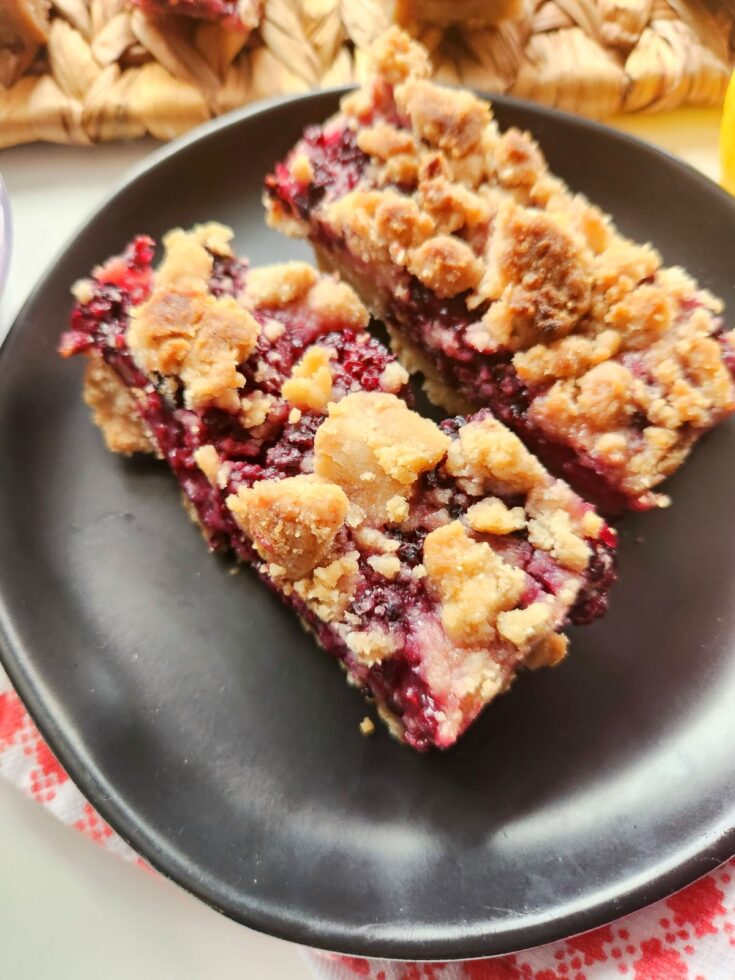 Blackberry Crumb Bars