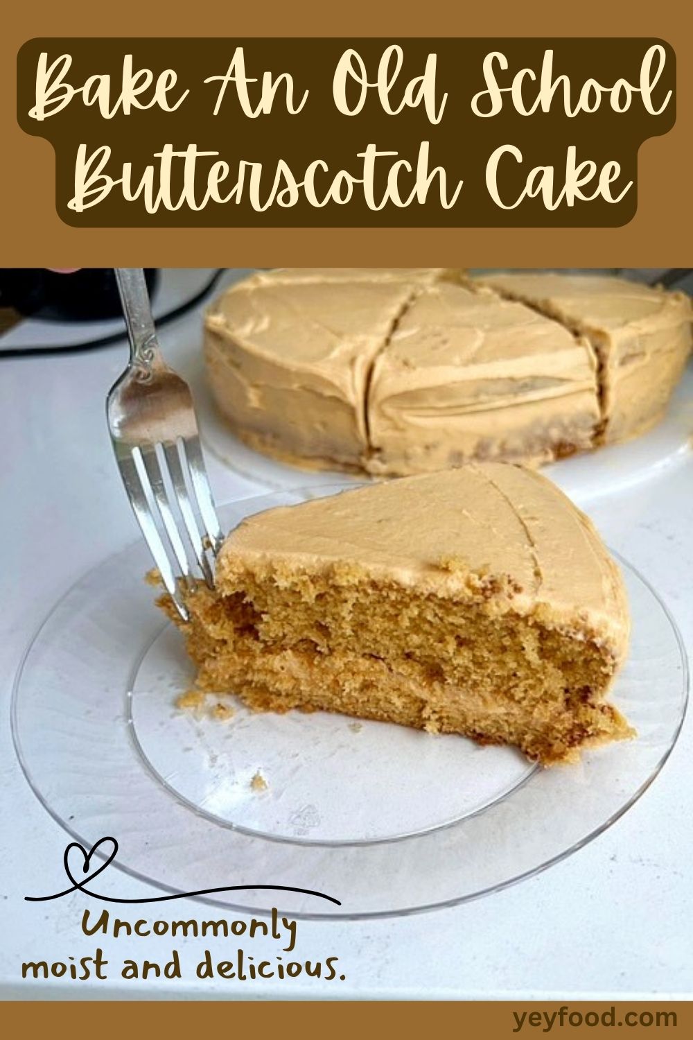 Butterscotch Cake - Kitchen Serf