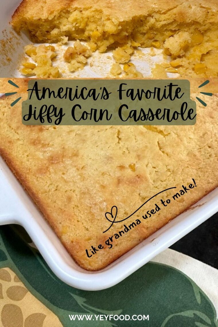 Easy Jiffy Corn Casserole Will Be A New Family Fave