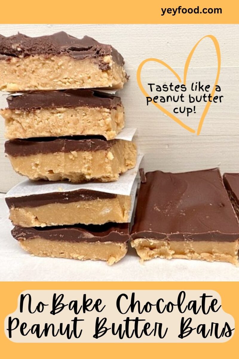 Amazing No Bake Chocolate Peanut Butter Bars - Yeyfood.com: Recipes ...