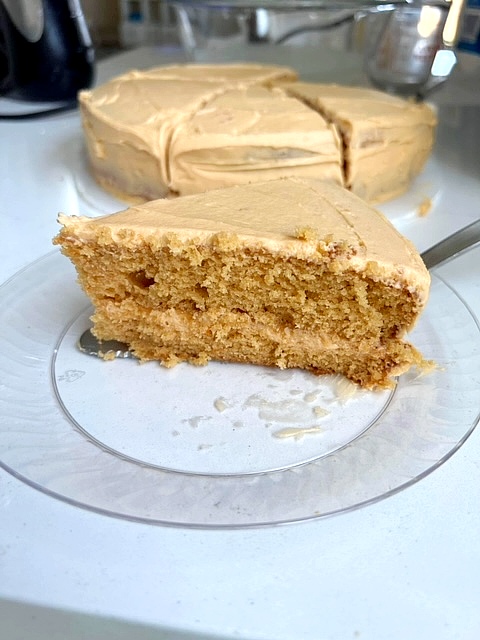 Decadent Butterscotch Chiffon Cake