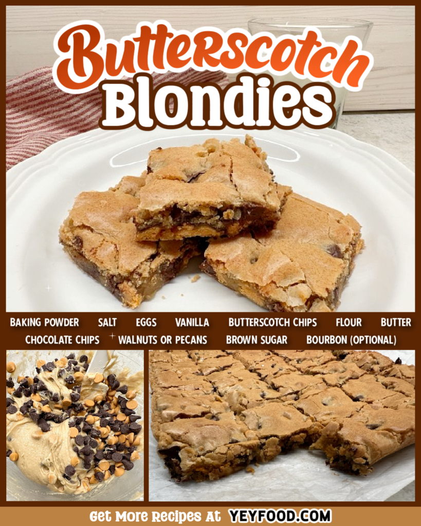 One-Bowl Butterscotch Blondies