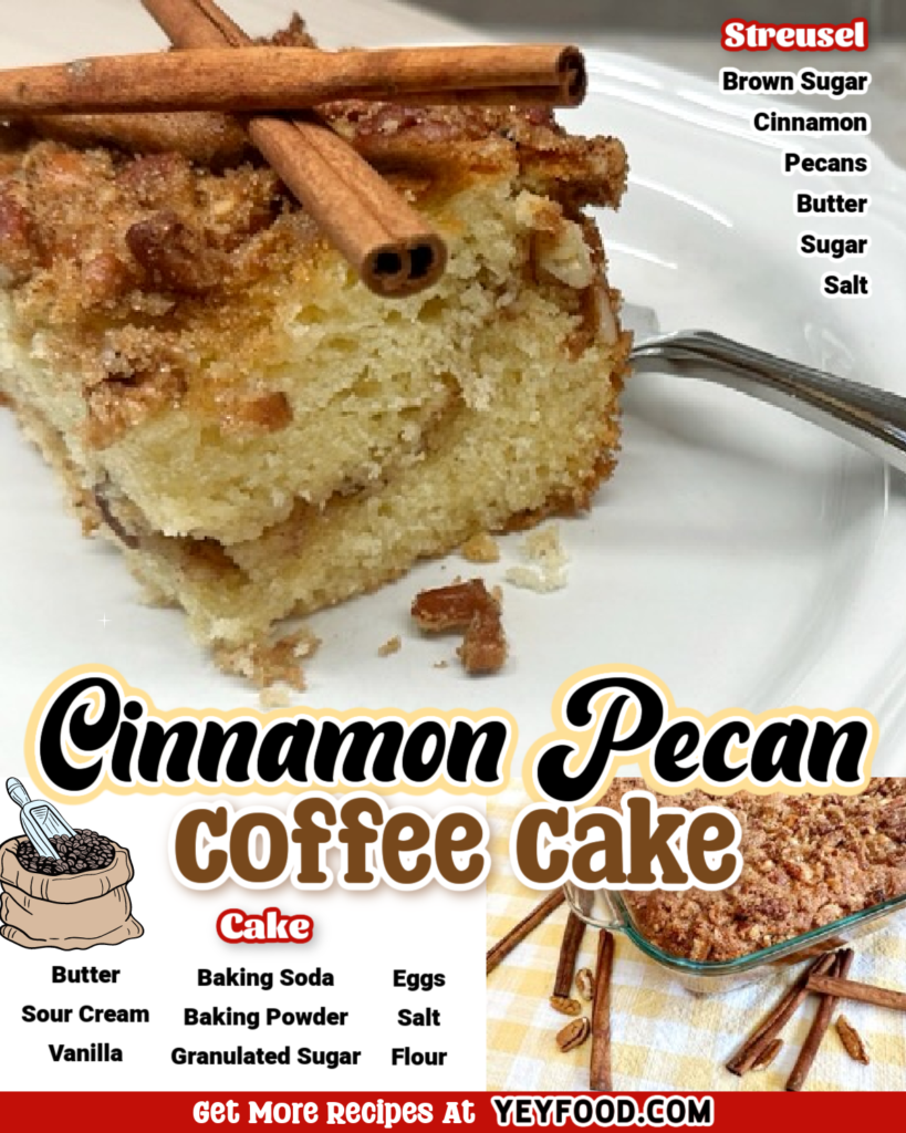 Cinnamon Pecan Coffee Cake