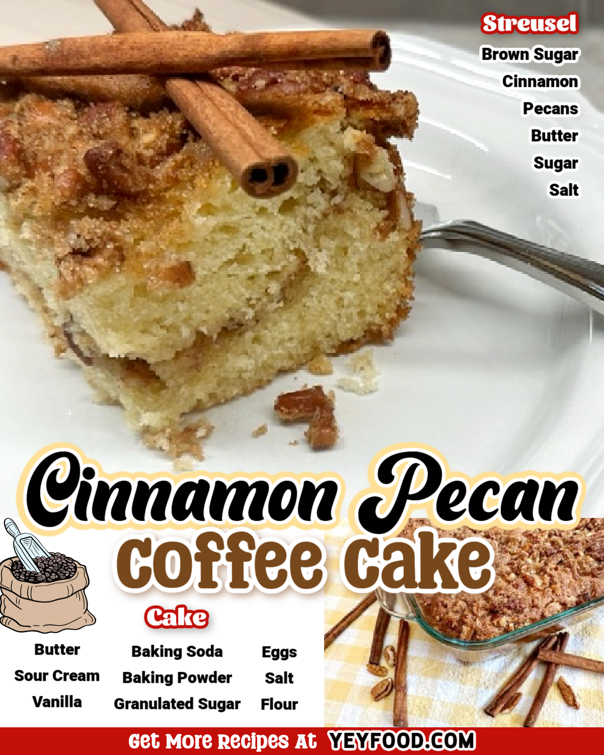 How To Make A Perfect Cinnamon Pecan Coffee Cake - Yeyfood.com: Recipes ...