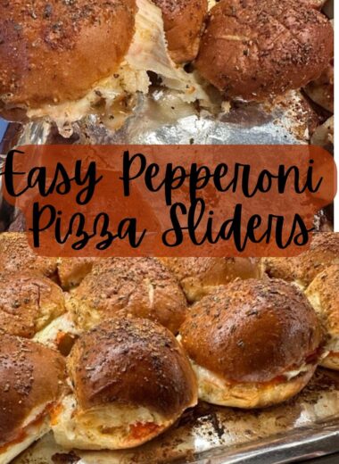 easy pepperoni pizza sliders