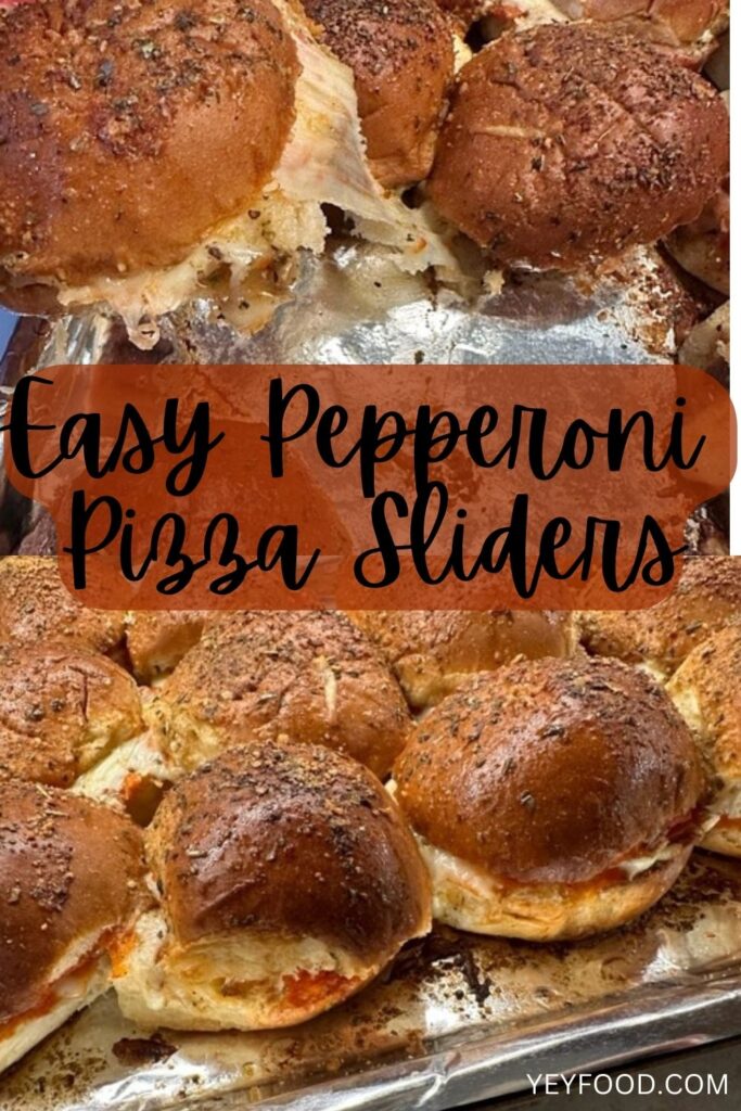 easy pepperoni pizza sliders