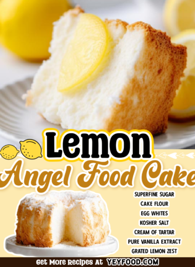 Easy Lemon Angel Food Cake