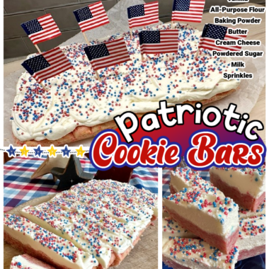 Patriotic Cookie Bars