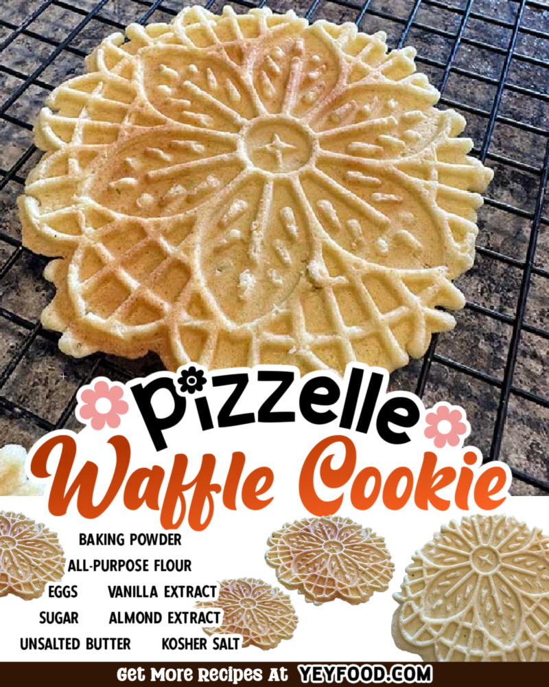 How To Make The Perfect Pizzelle Waffle Cookie - Yeyfood.com: Recipes ...