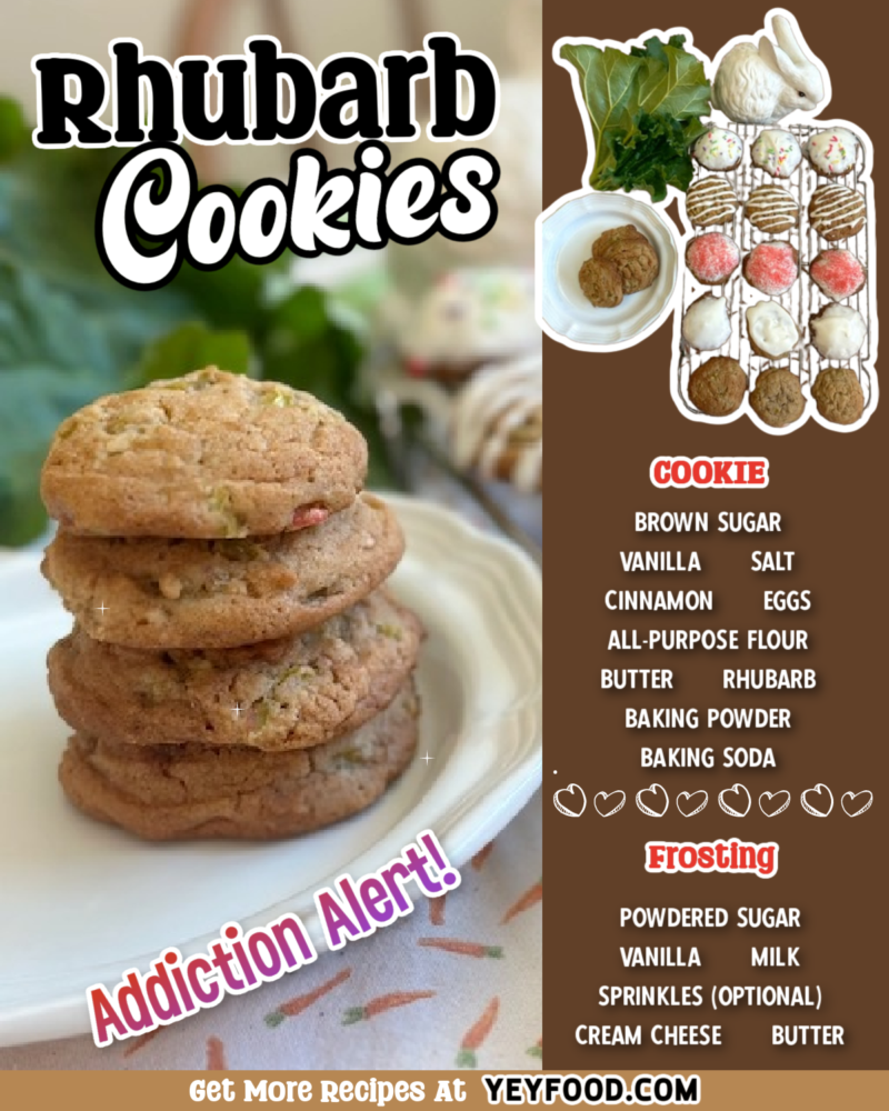 Unique Rhubarb Cookies Will Amaze You Recipes Cooking Tips And Kitchen Hacks 5063