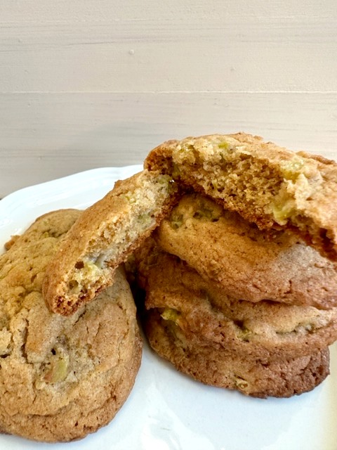 rhubarb cookies
