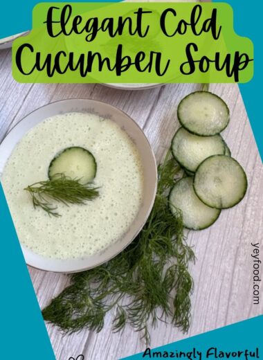 cold cucumber soup