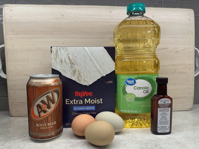 root beer float cake ingredients