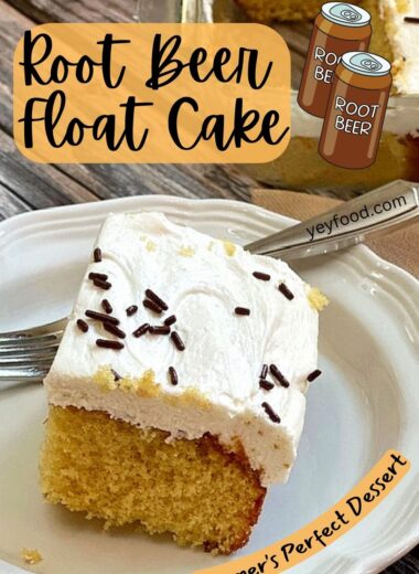 root beer float cake