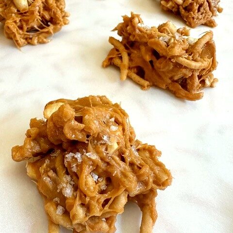 Golden Peanut Butter Haystacks