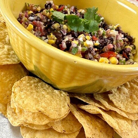 black bean & corn salsa