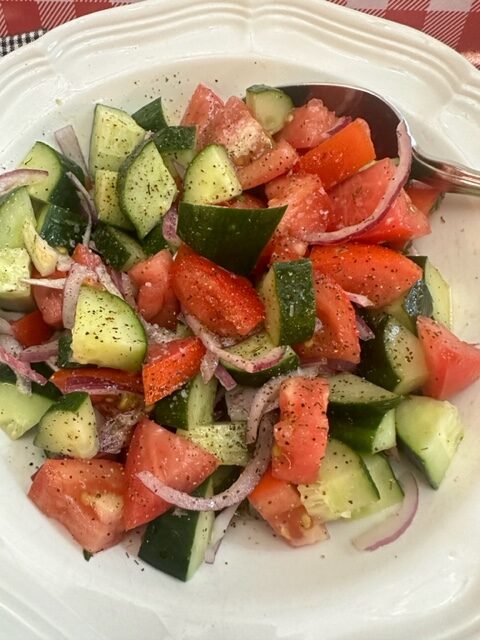 cucumber tomato salad