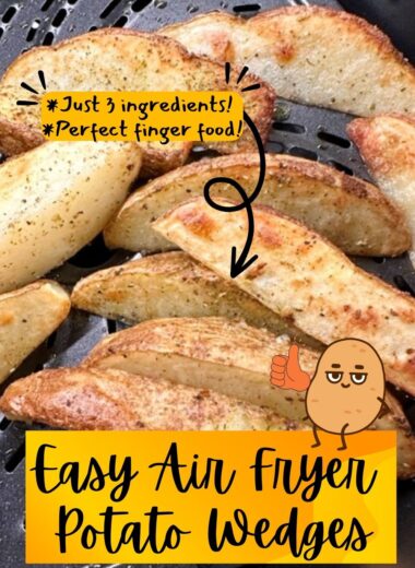 air fryer potato wedges