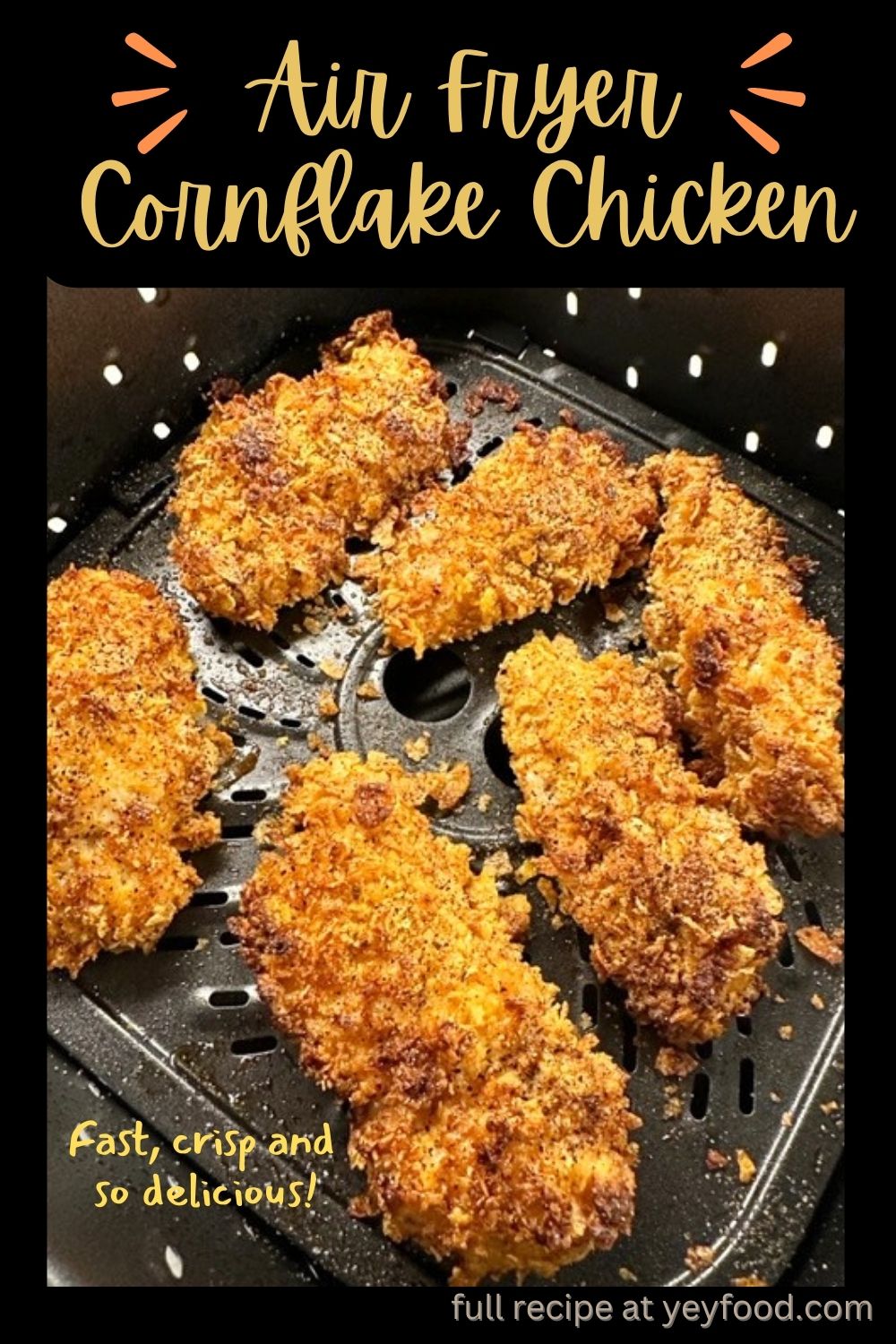 Cornflake Chicken Is Easy With An Air Fryer Recipes, cooking tips, and kitchen