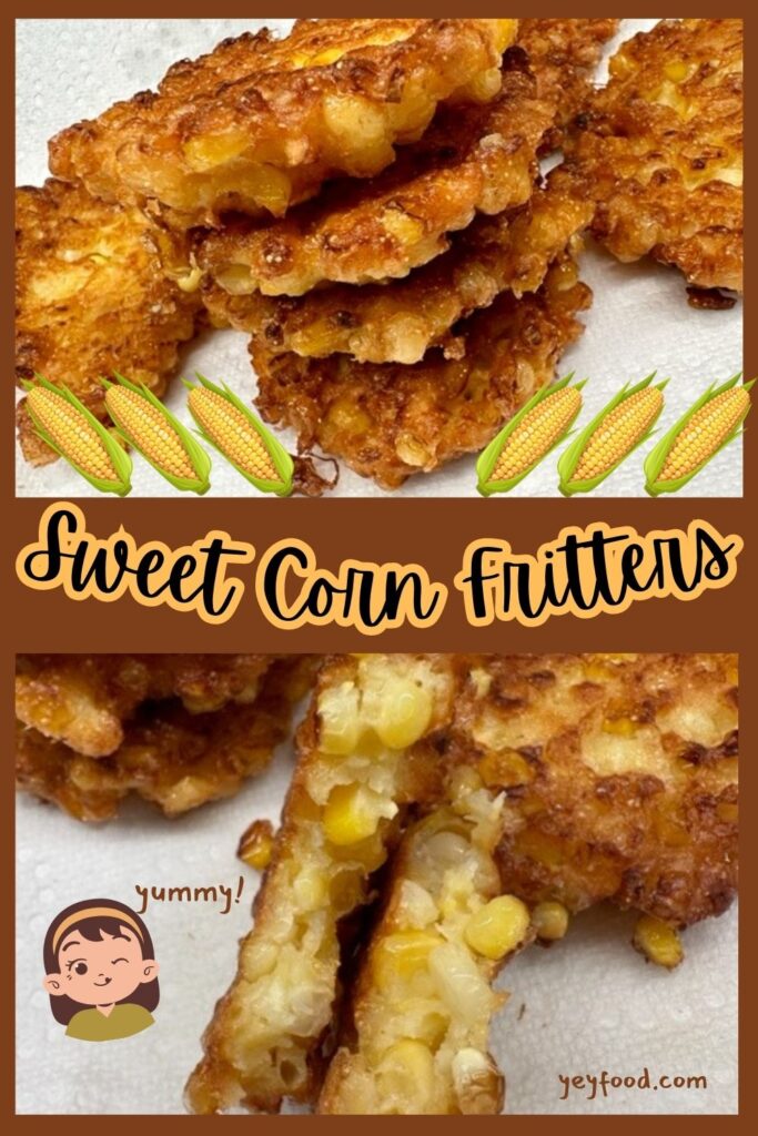 sweet corn fritters