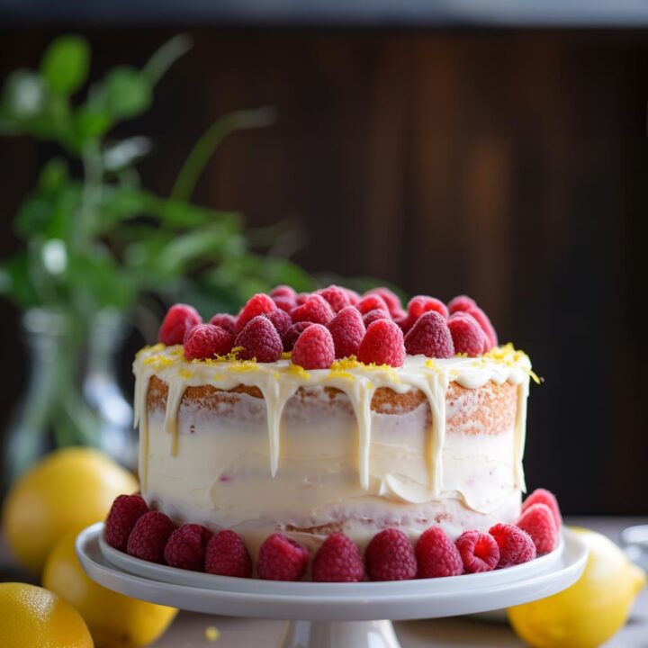 Easy Raspberry Lemon Cake With Lemon Buttercream