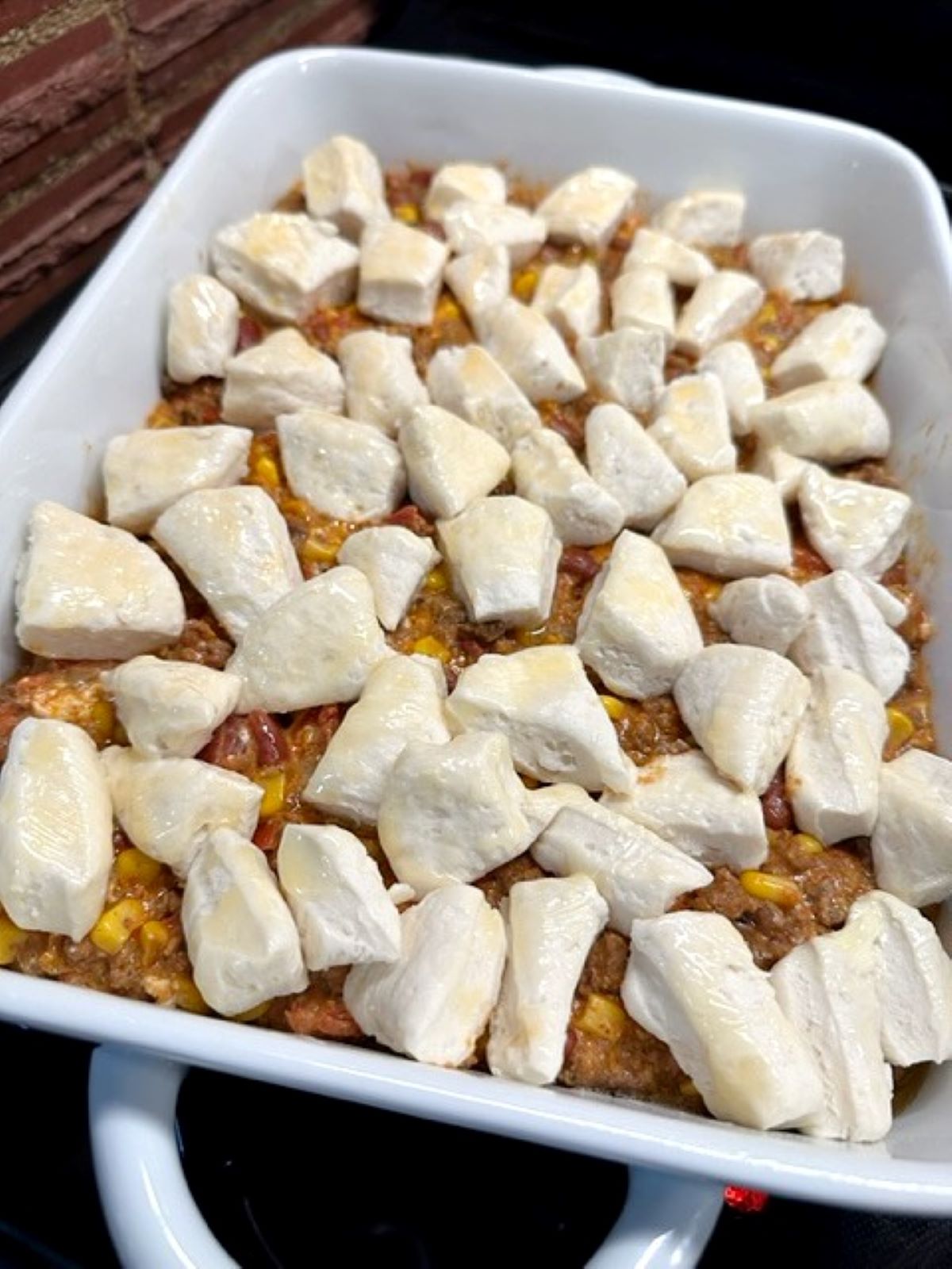 Colorful Easy Tex Mex Casserole With Biscuits Recipes