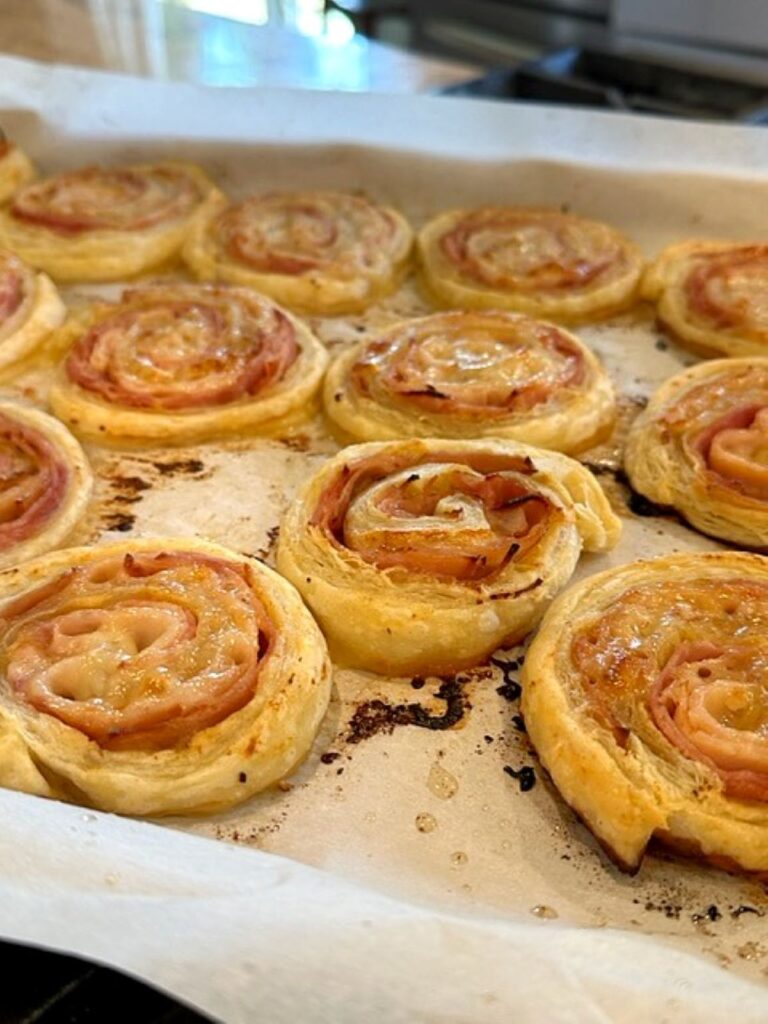baked puff pastry pinwheels