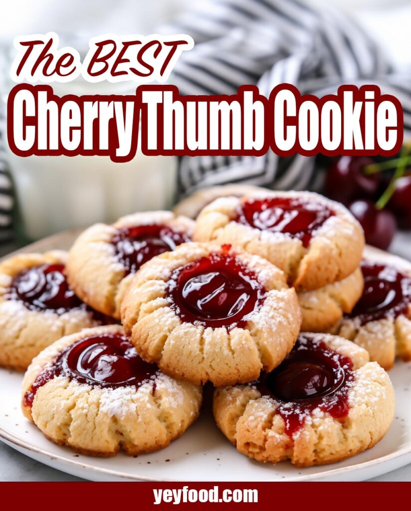 The best cherry thumb cookie
