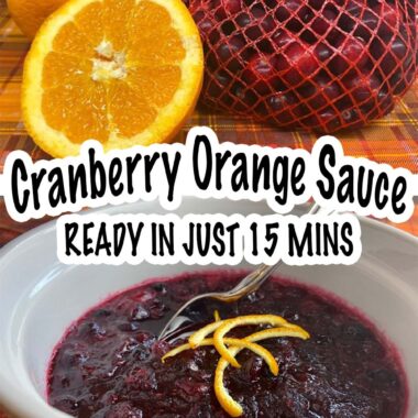Cranberry And Orange Sauce