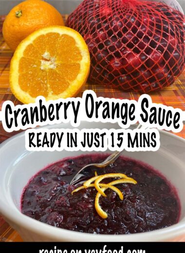 Cranberry And Orange Sauce