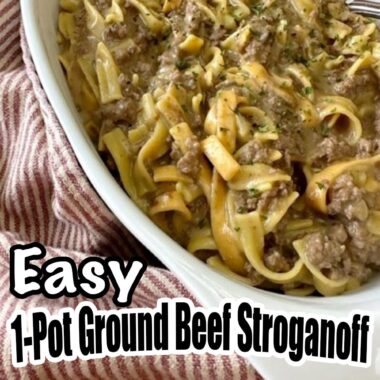 Easy 1-Pot Ground Beef Stroganoff