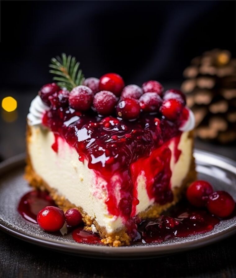 Easy Christmas Cheesecake - Yeyfood.com: Recipes, cooking tips, and