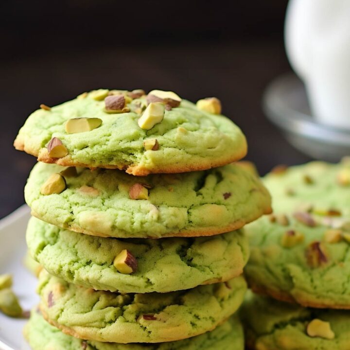 Easy Pistachio Cake Mix Cookies