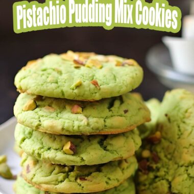 Pistachio Pudding Mix Cookies