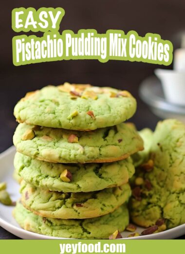 Pistachio Pudding Mix Cookies