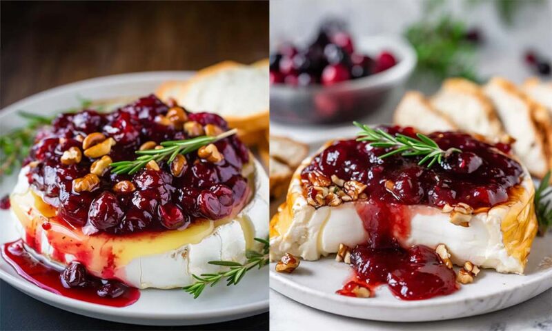 Baked Brie With Cranberry Compote - Yeyfood.com: Recipes, Cooking Tips ...