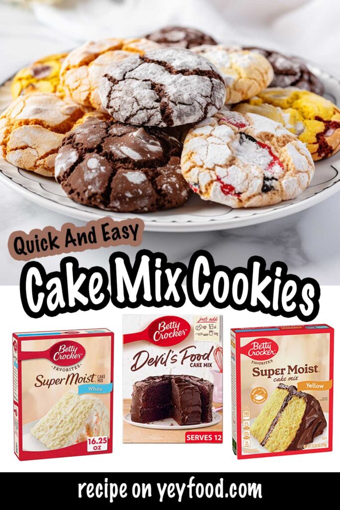 Quick And Easy Cake Mix Cookies That Taste Amazing
