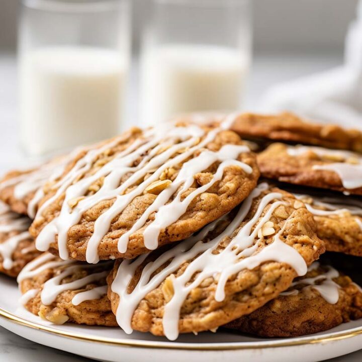 Iced Oatmeal Cookies