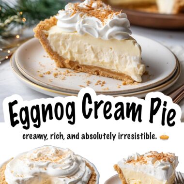 Best Eggnog Cream Pie