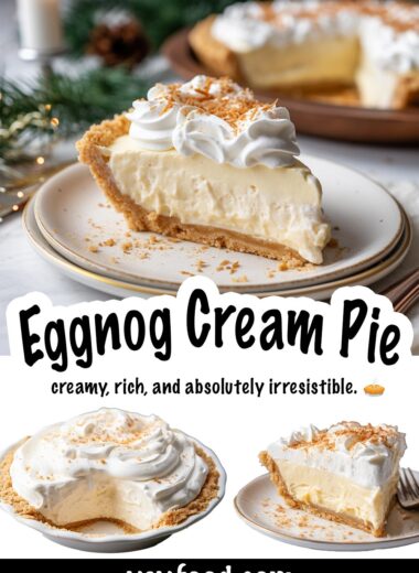 Best Eggnog Cream Pie