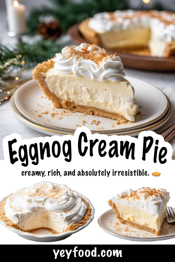 Best Eggnog Cream Pie