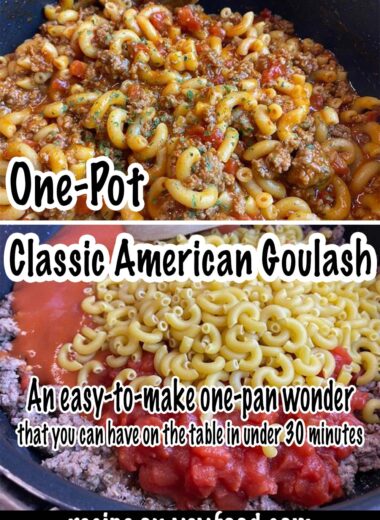 One Pot Classic American Goulash Recipe