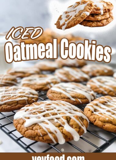 Iced Oatmeal Cookies
