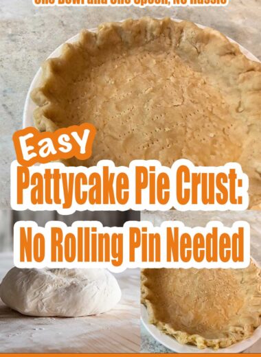 Pattycake Pie Crust: No Rolling Pin