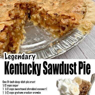 Legendary Sawdust Pie