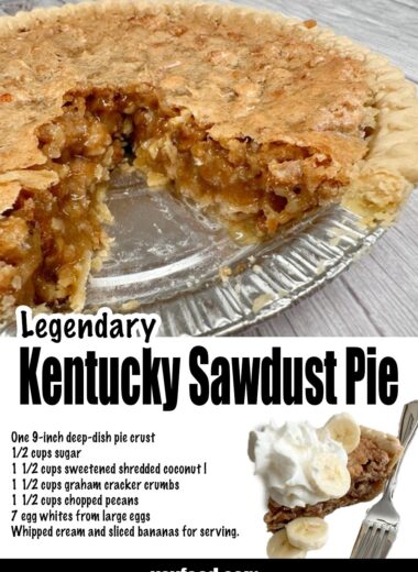 Legendary Sawdust Pie